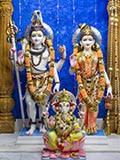 Shri Shiv-Parvati Bhagwan and Shri Ganeshji